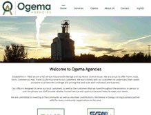 Tablet Screenshot of ogema-agencies.ca